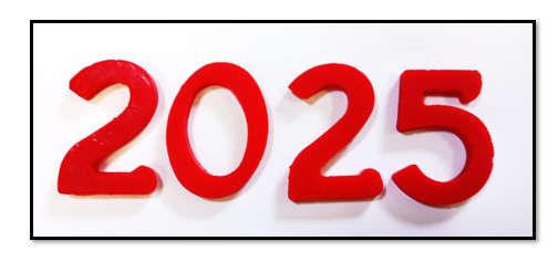 Large - Full set of Paschal Year numbers (Current Year)