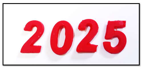 Small- Full set of Paschal year numbers (Current Year)
