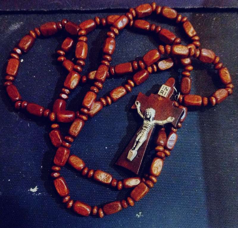 Crucifix Pendant in Wood