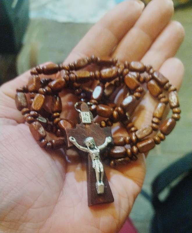 Crucifix Pendant in Wood