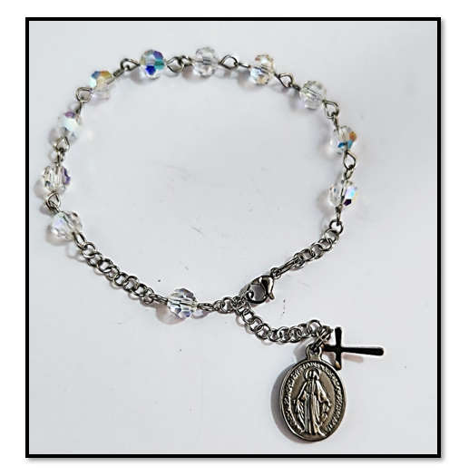 Genuine Preciosa Crystal Bracelet set in Stainless Steel