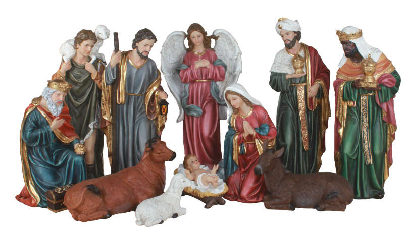 48cm Nativity - set of 11 - Church Size