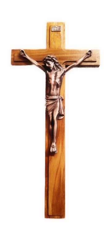 51cm Crucifix in Kiaat