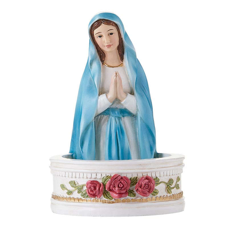 Madonna Rosary Holder / Holy Water Font