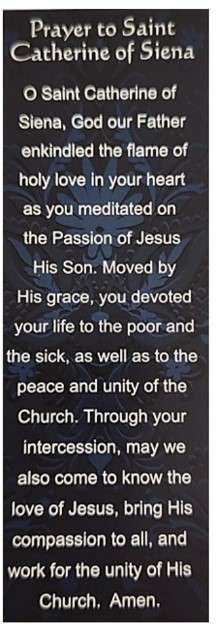 St Catherine bookmark