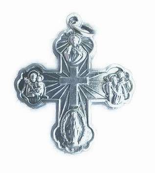 4 way cross with rounded edges