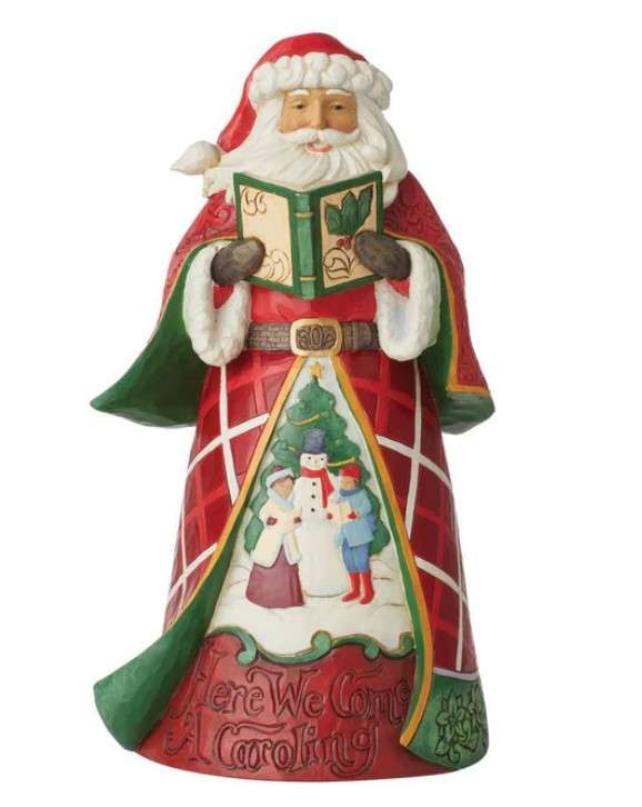 Jim Shore - 26cm Carolling Santa