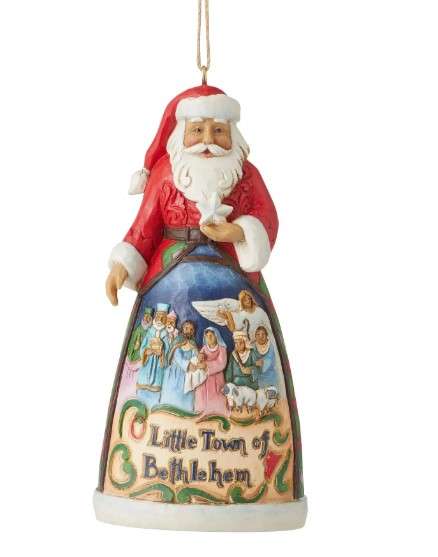 Jim Shore - Little Town of Bethlehem hanging ornament