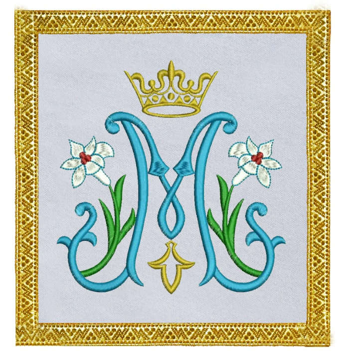 Pall - Our Lady of the Marion Design - Import