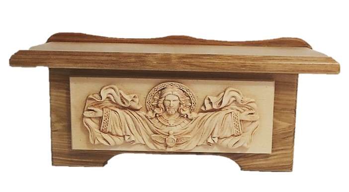 Engraved Altar Missal Wooden Stand