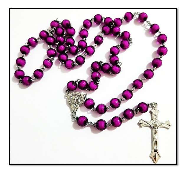 Dynamic purple Rosary