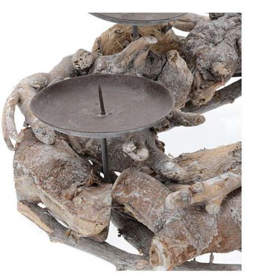 Advent Wreath - 33cm Diameter - Wooden