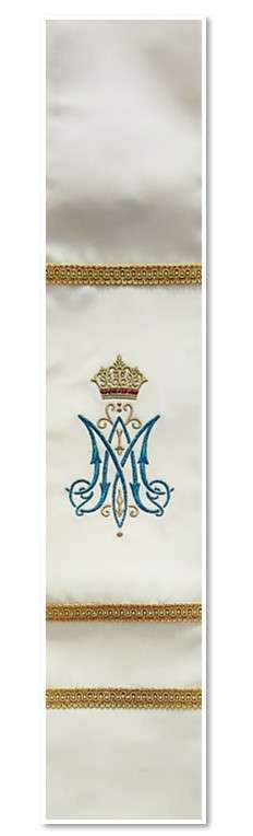 Marion 2 point Stole in Cream