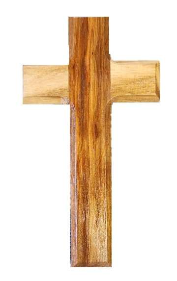 15cm plain wooden cross