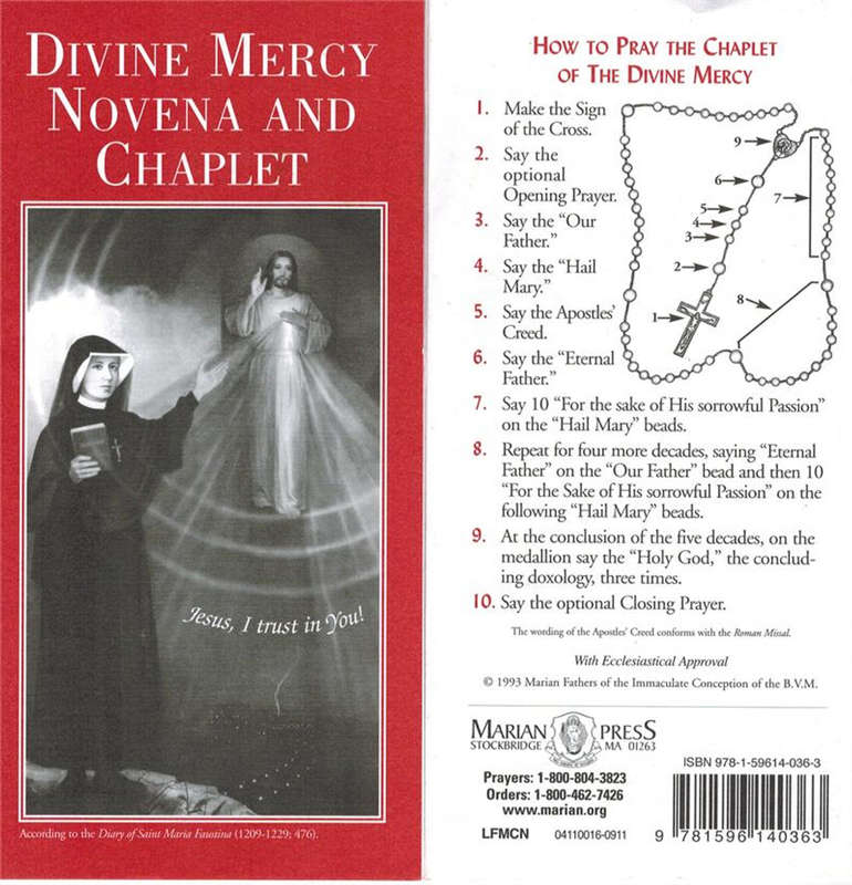 Divine Mercy Novena & Chaplet Pamphlet