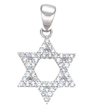 Star of David Pendant- Swarovski crystal