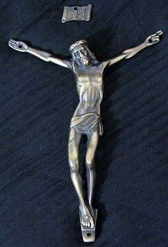 10cm Bronze Corpus with Inri
