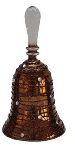 12cm Bronze Glass Bell