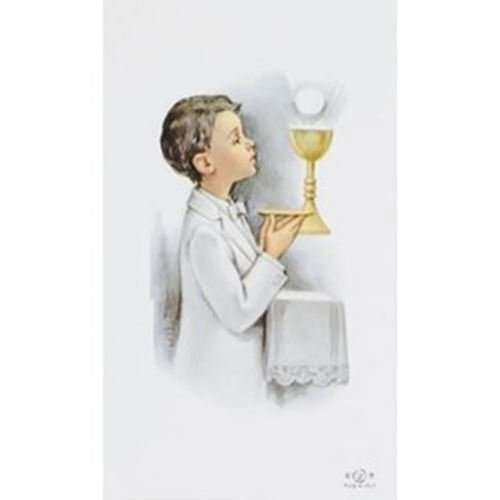 1st Holy Communion Holy Blank Card - Boy