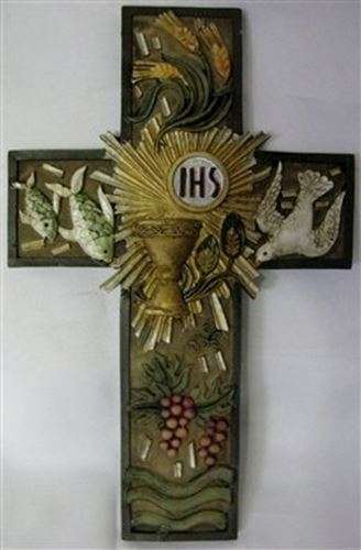 1st Holy Communion symbols wall cross