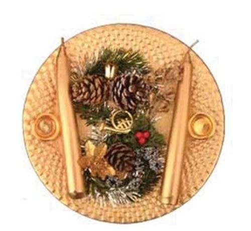 21cm diameter Golden Center  Piece for Table Setting