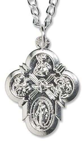 4 way Cross - pendant with Chain