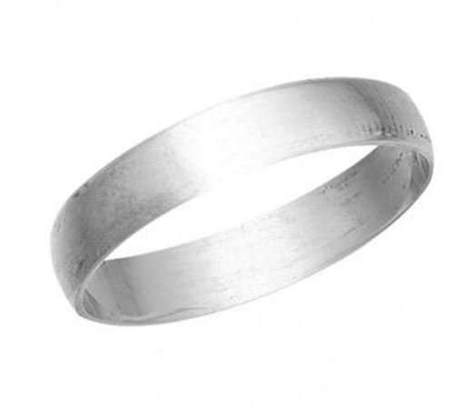4mm wide Sterling Silver Wedding  Band