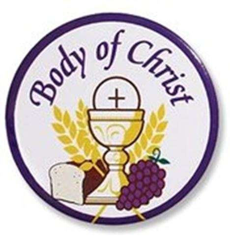 Body of Christ Button Pin
