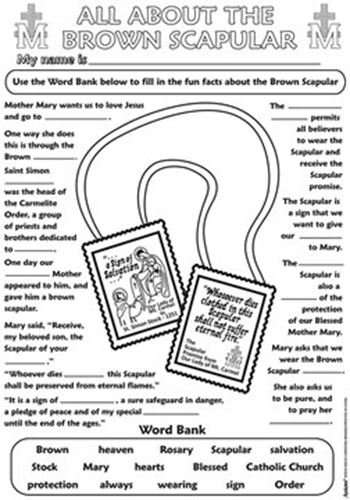 Brown Scapular Poster