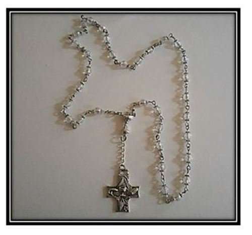 Chaplet of the Blessed Sacrament in silver