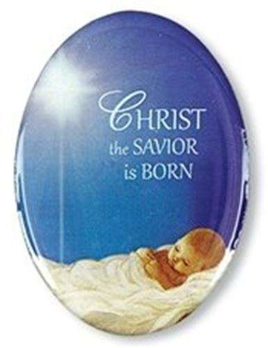 Christ the Saviour is Born Button Pin