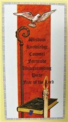 Confirmation Holy card