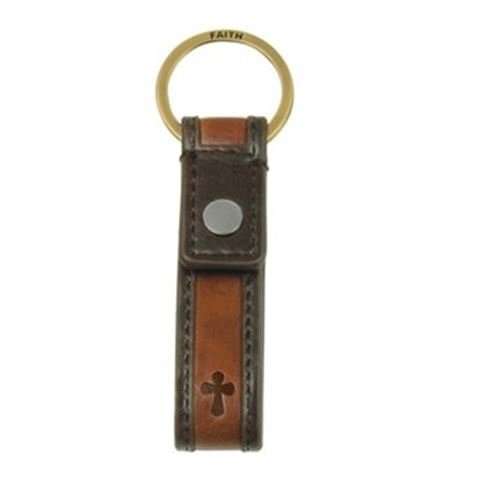Cross Leather Key Holder