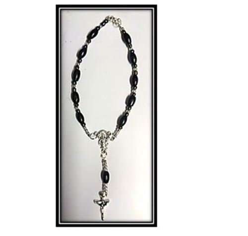 Ebony one decade car / automobile Rosary