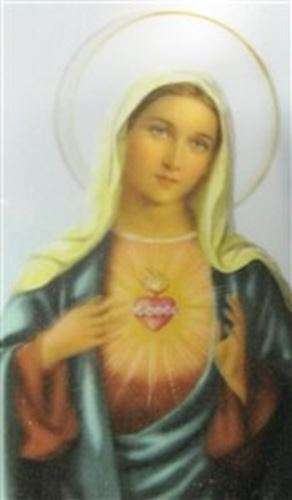 Immaculate Heart of Mary 3D Holy Card