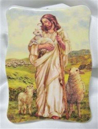Jesus the Good Shepherd desk stand