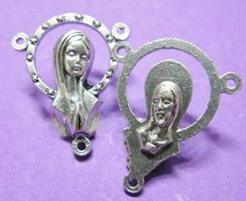 Mary Crown with Jesus rosary center piece