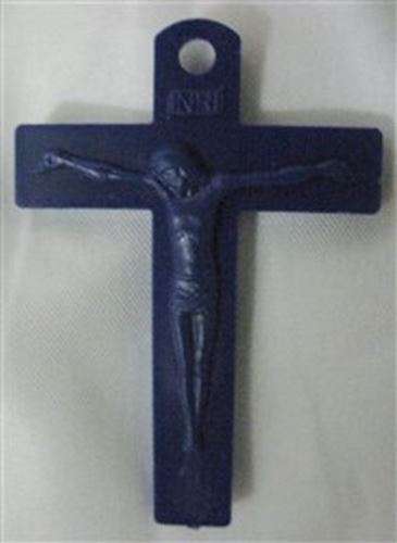 Mission Rosary Blue Crucifix