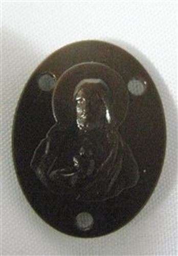Mission Rosary Brown Center Piece