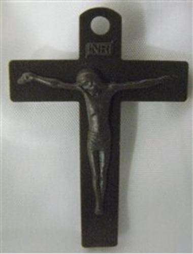 Mission Rosary Brown Crucifix