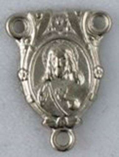 Mission Rosary Nickel Plated Center Piece