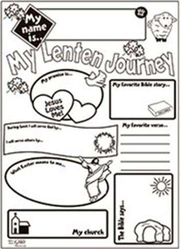 My DIY Lenten Journey Poster