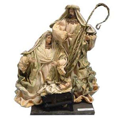 Nativity 3pc Cloth Art Deco Set - 30cm