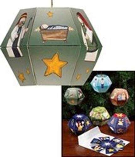 Nativity Lantern Ornament