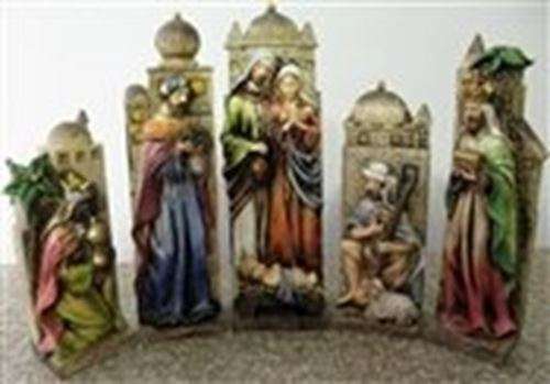 Nativity Plaque - 5 Piece
