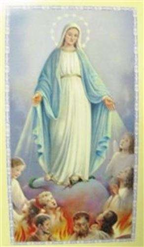 Novena for Souls in Purgatory Holy Card