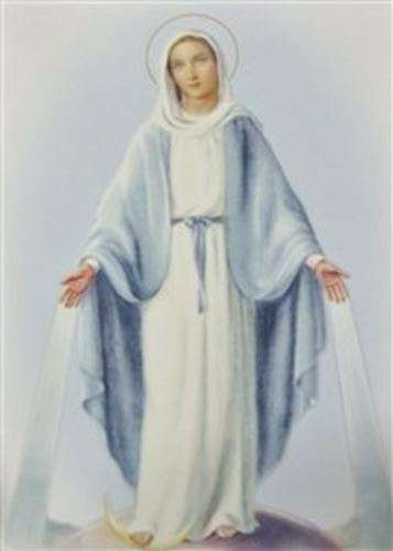 Our Lady of Grace metal magnet
