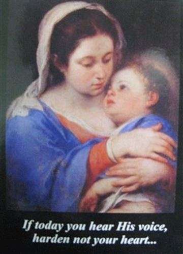 Pope John Paul  II- abortion  If today you hear His voice, harden not your Heart....