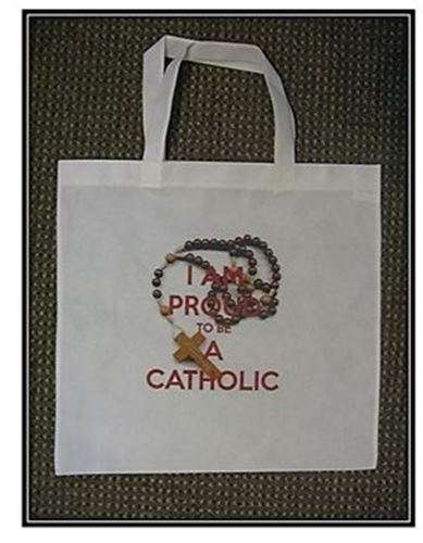 Proud to be Catholic Shopper Bag