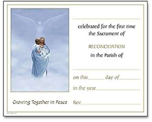 Reconciliation Certificate